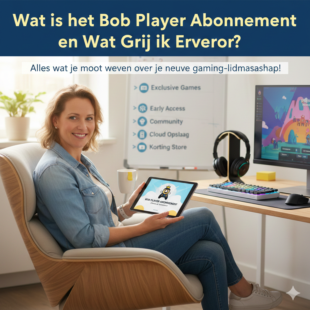 Wat is het Bob Player Abonnement en Wat Krijg ik Ervoor